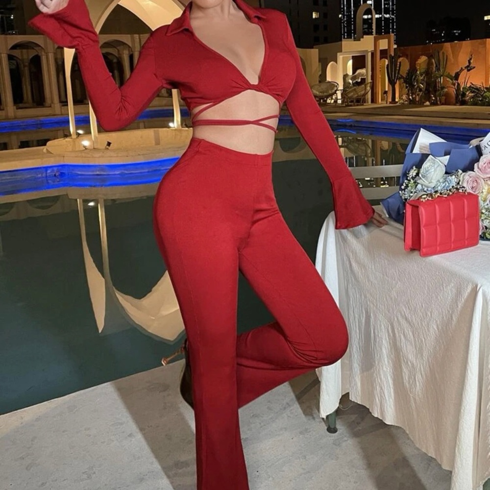 Red two piece set